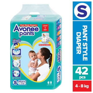 Avonee Small Pant Diaper 4-8Kg 42 Pcs